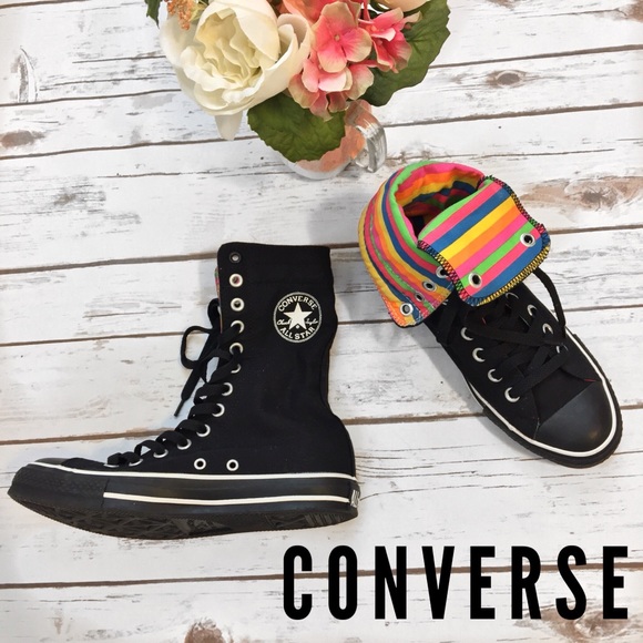 Converse Shoes - Converse | All Star Rainbow Fold Over Size 8